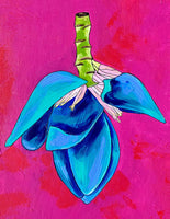 Pintura Original Pampana Azul