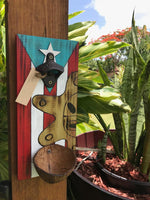 Bandera PR Sol Taíno Coco